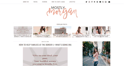 Desktop Screenshot of mostlymorgan.com